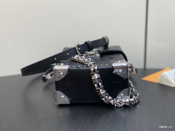 Box VUITTON Canvas Monogram LOUIS Camera 0718